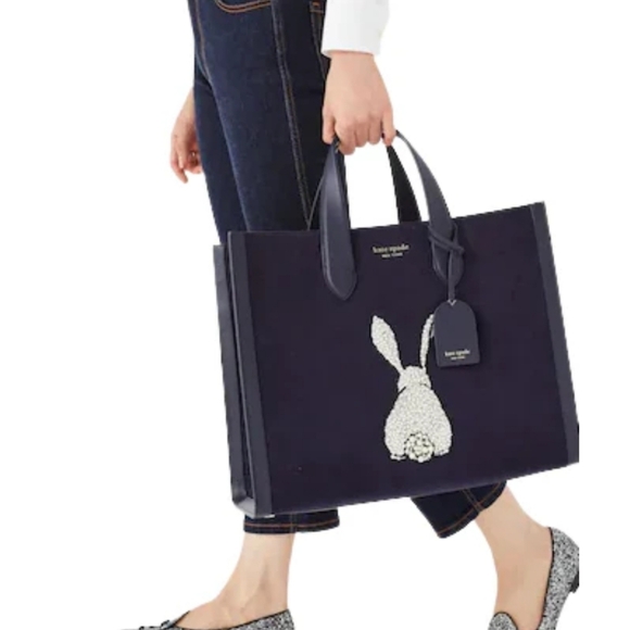 kate spade Handbags - Kate Spade New York Manhattan Bunny Large tote bag NWT